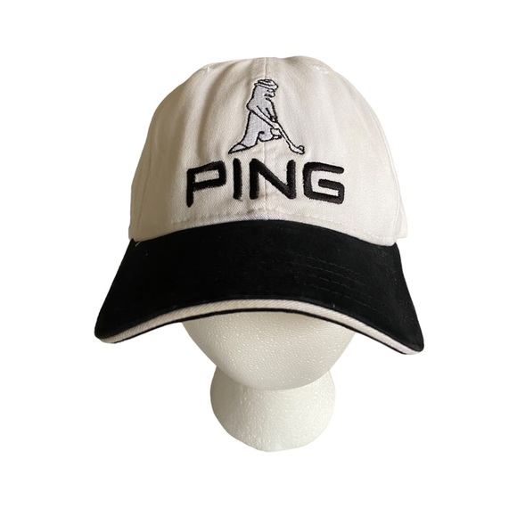 Ping Accessories Vintage Mr Ping Embroidered Twotoned Usa American